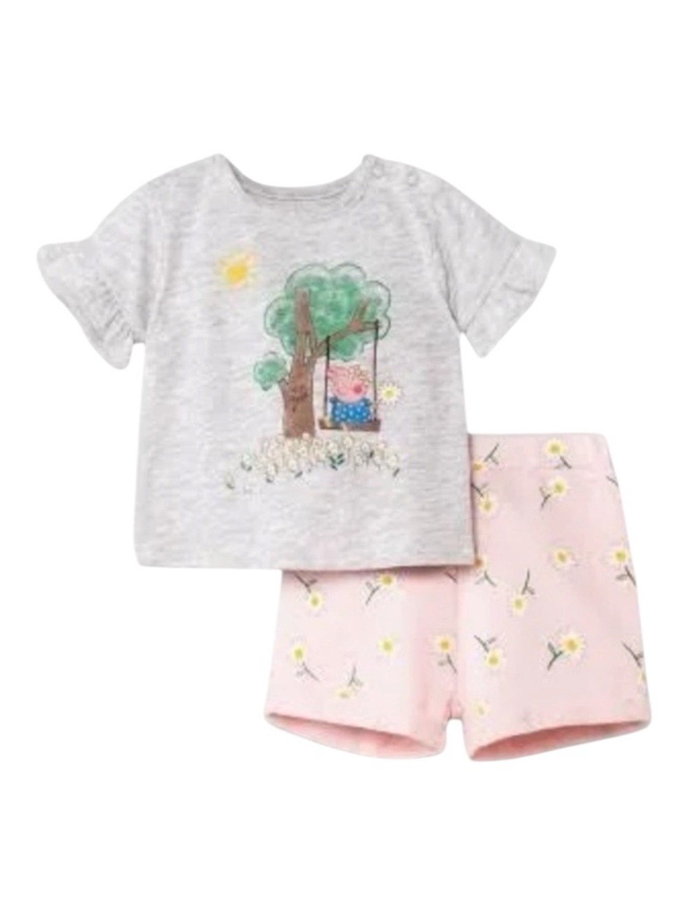Hasbro Baby Girls Peppa Pig Top and Bottom Set
